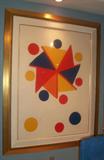 Fabulous Signed Calder "Pinwheel" - over 60" high - Hors De Commerce (artist proof).