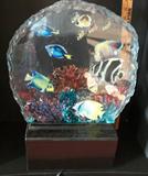 Barry Cohen lighted acrylic fish art - 4 different pieces