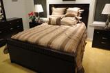 Queen Bed - nightstands, dresser, Armoire