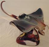 Dino Rosin Sting Ray (Murano art glass)