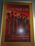 Movie room filled with framed SIGNED Broadway show posters