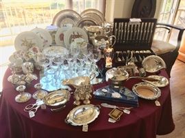 Lovely Entertaining: Silver, Crystal and China