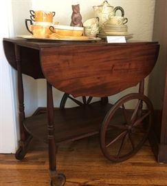 Vintage Dropleaf Tea Cart