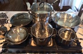 Set of Calphalon Excellent Pots and Pans