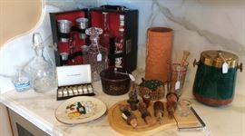 Barware, including Hand Carved Swiss Corks
