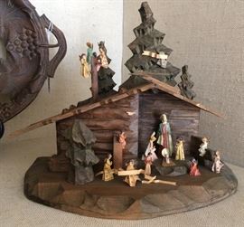 Hand Carved Creche