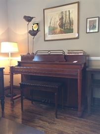 Kimball Spinet Piano and Bench
