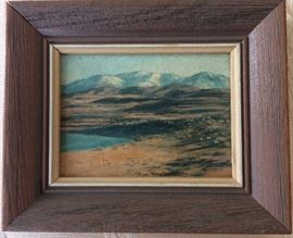 Miniature Plein Air Oil Painting by Mary Chadwell (1914-2012)