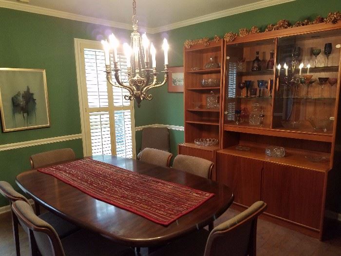 Mid-Century Style Dining Table and Chairs 