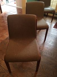 Six Mid-Century dining chairs 