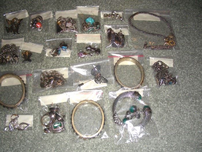 A VERY SMALL sample of TONS of designer name jewelry - this is a little of the Lagos (check other pictures for more jewelry, but there's just too much to photograph it all)  ALL JEWELRY IS KEPT OFFSITE UNTIL THE MORNING OF THE SALE