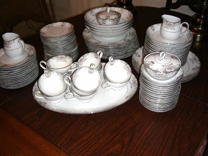 Mikasa "Valentine" pattern dinnerware