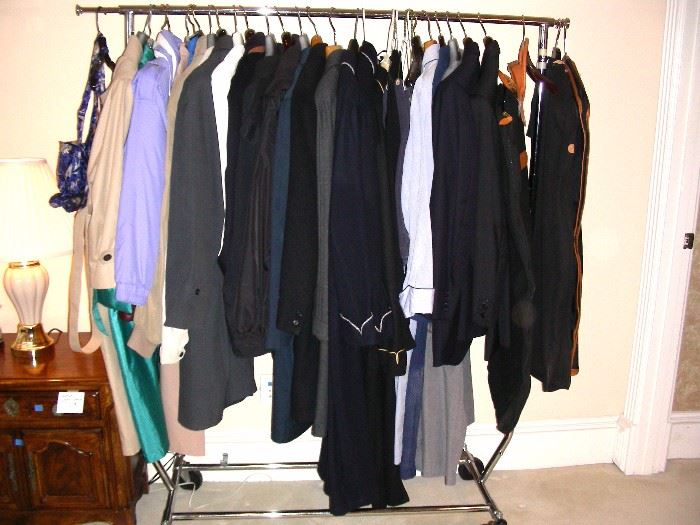 Just some of the men's clothing