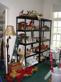 Nativity scenes and other holiday decorations. The Goebel will be moved to a locked case.