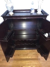 WOODEN LIQUOR CABINET