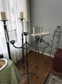 TALL AND LARGE CANDLE HOLDERS