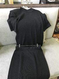 ST. JOHN KNIT BY MARIE GRAY-VINTAGE BACK SKIRT AND TOP