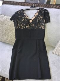 VINTAGE OSCAR DE LA RENTA BLACK DRESS