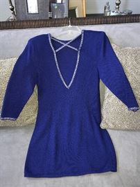 ST. JOHN KNIT BY MARIE GRAY- BLUE DRESS