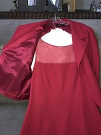 RICKIE FREEMAN / TERI JON PINK DRESS AND JACKET
