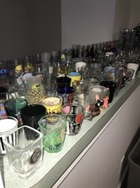LARGE COLLECTION OF SHOT-GLASSES FROM ALL OVER THE WORLD