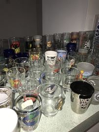 LARGE COLLECTION OF SHOT-GLASSES FROM ALL OVER THE WORLD
