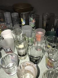 LARGE COLLECTION OF SHOT-GLASSES FROM ALL OVER THE WORLD