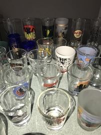 LARGE COLLECTION OF SHOT-GLASSES FROM ALL OVER THE WORLD