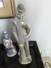 COLLECTIBLE LLADRO FIGURINES-"Old man with violin" #4622