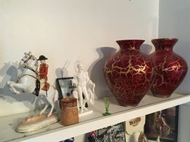 STATUES, VASES
