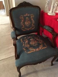 NEEDLE POINT CHAIR