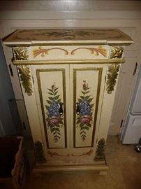 PAINTED CD CABINET