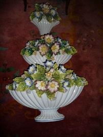 PORCELAIN/CERAMIC 3 PC WALL HANGING