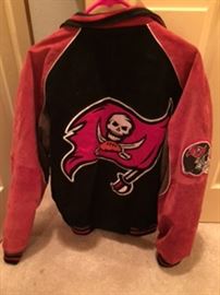 Suede Tampa Bay Buccaneers jacket