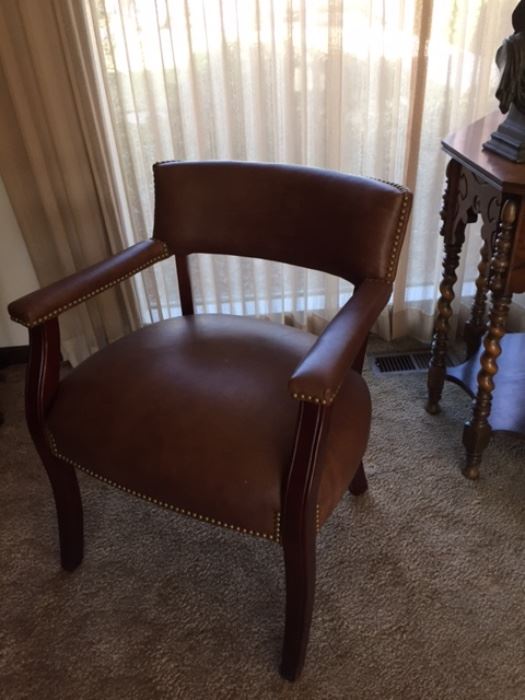 Leather arm chair from Thomasville