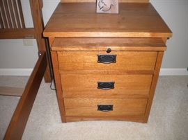 Mission oak night stand