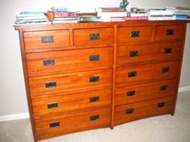 Mastercraft collection cedar 12 drawer dresser Mission style