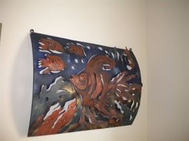 Metal wall art - fish