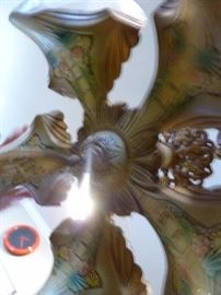 Antique Chandelier five shell/petal shades! Absolutely stunning and unique!