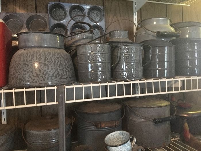  we sold some  but still have some graniteware  