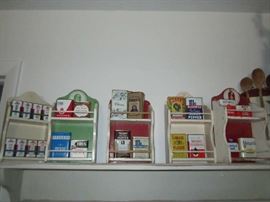 Vintage spice tins