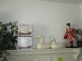 Wooden ducks