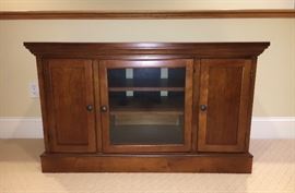 3 - door low entertainment stand	