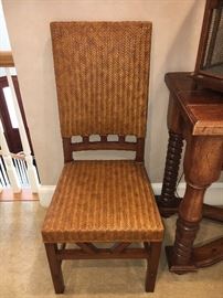 Woven side chair