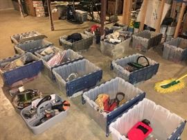 All sorts of great stuff carefully sorted