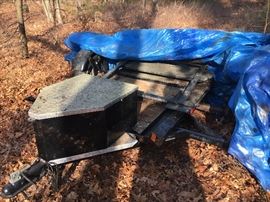 This is the trailer for the motorcycle - holds two.