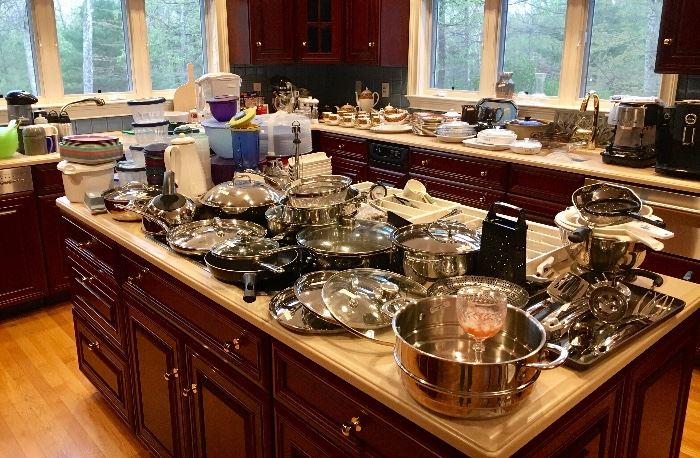 Kitchen Aid Mixer, Kitchen Aid Pots and Pans, 