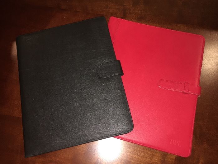 Levenger leather portfolios - the black on is virtually new!