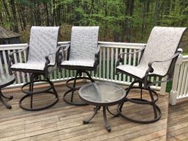Non-rust aluminum Winston Deck furniture