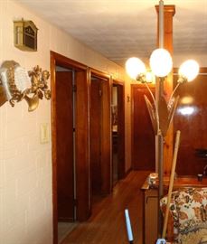 Mid Century Spring load floor lamps